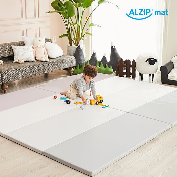 ALZiP Mat Eco Silion Folder Mat URBAN GRAY PINK